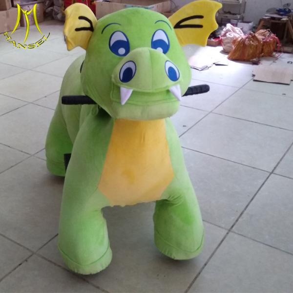 Hansel best selling kid riding dinosaur toy for kids stuffed 4 wheel animal car