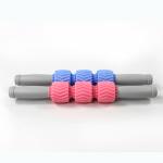 Pink 31*4.5cm Fitness Massage Roller Ball Stick Muscle ZHIHUI Reaction Training