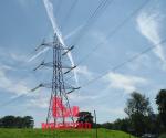 Greenfield tower for overhead transmission line project