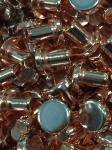 Electrical Contact Rivets Tri - Metal Components With Low Resistance ROHS