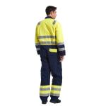 Inherently Flame Retardant Arc Protection Clothing , Hivis Yellow FR Coverall