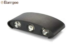 Wholesale Up And Down Dual Head LED Outdoor Wall Lights 6 Watt IP65 Waterproof from china suppliers