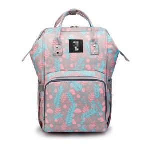 Wholesale FashionTravel Backpack Baby Large Capacity Mommy Diaper Bag Designer Nursing Bag floral insulated mummy Bag With Stroller Strap from china suppliers