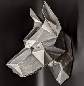 Wholesale SUS 304 316L Stainless Steel Animal Sculpture , For Exterior Decoration from china suppliers