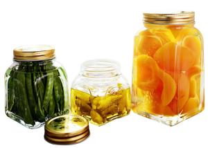 Wholesale Safe Hygienic Glass Canning Jars Glass Food Storage Jars For Dried Fruits from china suppliers