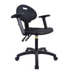 Workshop 250lbs Esd Stool Chair Office Chair Pu Leather Anti Static Esd