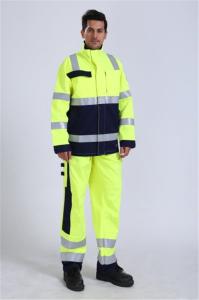 Wholesale EN20471 Hi Vis Work Jackets , 290gsm Fluorescent Work Jackets from china suppliers