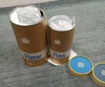 Composite Round Cardboard Tubes Biodegradable Satin Inserted CMYK