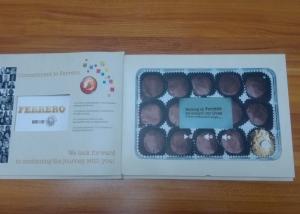 Wholesale FERRERO Promotional 2.4'' LCD screen advertising business video cards, many style video brochure from china suppliers