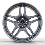 Benz Cls Custom 20 Inch 2 Piece Polish Grey Forged Wheel Rims 5x112