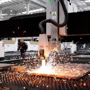 Wholesale K Bevel V Bevel Z Bevel Cutter 50000W Fiber Laser Cutting Machine For 12000mm*500mm Plate Size from china suppliers