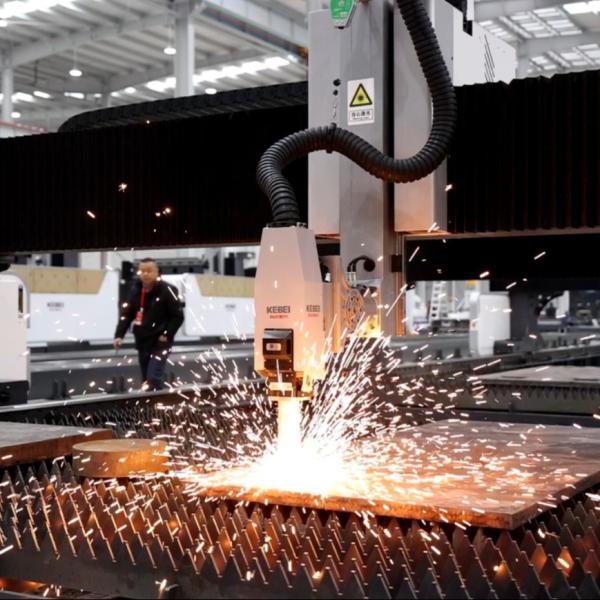 K Bevel V Bevel Z Bevel Cutter 50000W Fiber Laser Cutting Machine For 12000mm