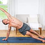 173cmx61cm Silicone Design Microfiber Yoga Towel Non Slip