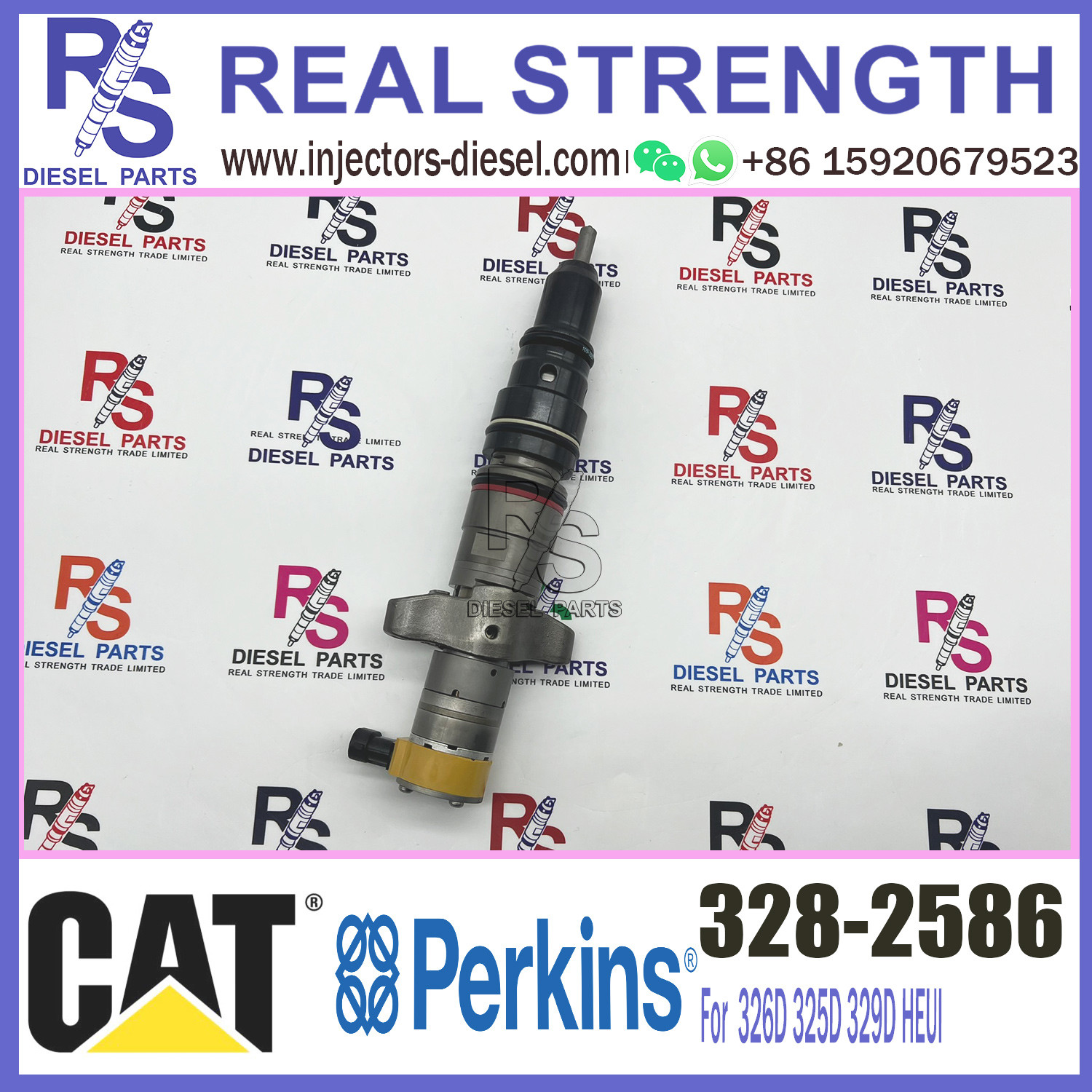 Golden Vidar Common Rail Fuel Injection 3879426 3282586 Diesel Pump Injector 387-9426 328-2586 For CAT C7 Engine