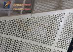 White Anti Slip Perforated Metal Sheet 0.8mm Round Hole Perforated Plate
