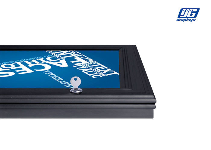 A1 Aluminum Frame Lockable Display Board For Advertisement / Outdoor Light Box