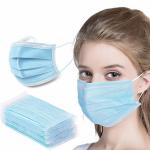 Safe Non Woven Face Mask Surgical Disposable 3 Ply Low Breathing Resistance