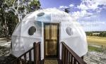 Shading Solution Dome House Waterproof Geodesic Dome For Four Season