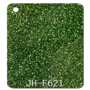 Wholesale Green Glitter Colorful Acrylic Sheets 0.118&quot; Thickness from china suppliers