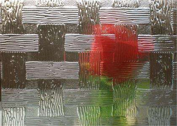 Clear Bronze Mistlite Patterned Glass Sheets , Textured Patterned Glass For Decoration