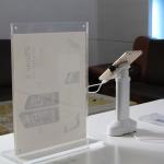 COMER anti-theft cable lock devices for gsm cell Phone Security magnetic plastic