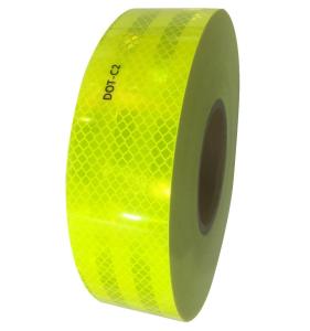 Wholesale Fluorescent Yellow DOT-C2 Truck Reflective Conspicuity Tape For Warning from china suppliers