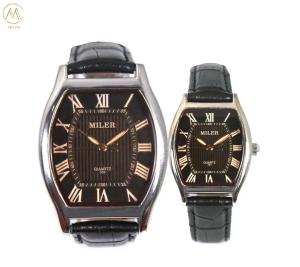 Wholesale Luminous Quartz Couples Wrist Watch With Genuine Leather Band from china suppliers
