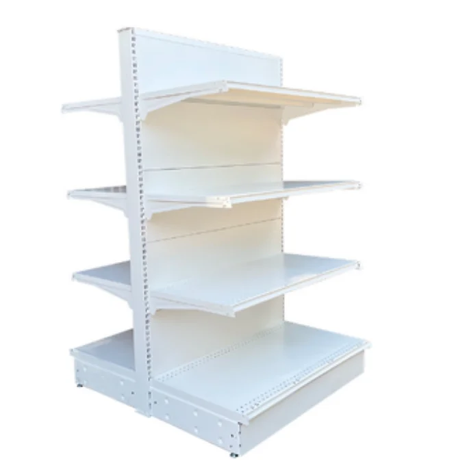 Supermarket shelves display rack shop shelves for hair and beauty products