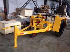 Wholesale Flexible Steering Underground Cable Tools , 5 Ton Hydraulic Cable Reel Carrier from china suppliers