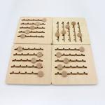 200mm Wooden Number Sorting Board Educational Preschool Toddler Toys