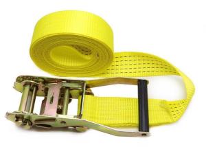 Wholesale Yellow Webbing Lashing Strap With 100% High Tenacity Polyester Yarn Belt Material from china suppliers