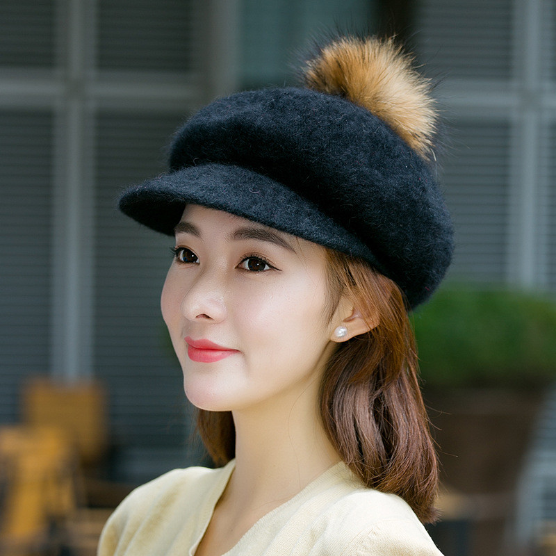 Stock hats knitted winter ladies hats with assorted hats for ladies
