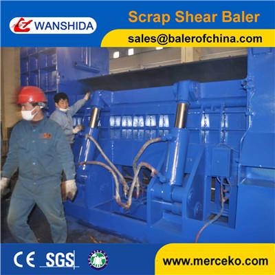 Electric Motor Drive China Scrap Metal Baler Shear Factory to shear and compact