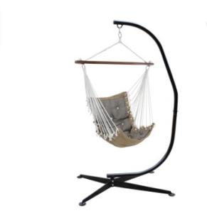 Wholesale Modern Design Porch Sky Cotton Rope Backyard Swing Chair Stand with Customized Color from china suppliers