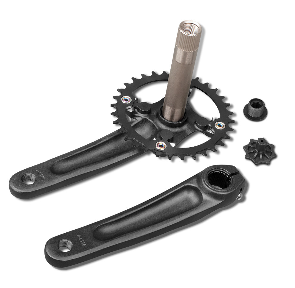 Aluminum Alloy Bicycles Parts Chainwheel Mountain Bike Crankset 104BCD 32T