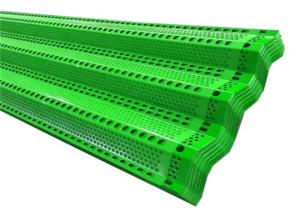 Wholesale Green Color Anti UV Galvanized Windbreak Fence Panels Weatherproof For Coal from china suppliers