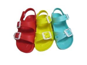 Wholesale Popular Colorful Double Buckle Strap Band Slide Sandals TIANO from china suppliers