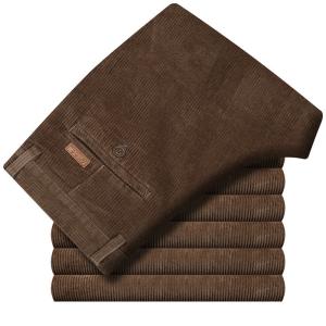 Wholesale Custom Logo Made Men's 100% Cotton Corduroy Trousers Business Straight Pants for Men from china suppliers