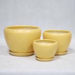 Elegant Round Ceramic Pots For Your Home Or Business Various Sizes Available