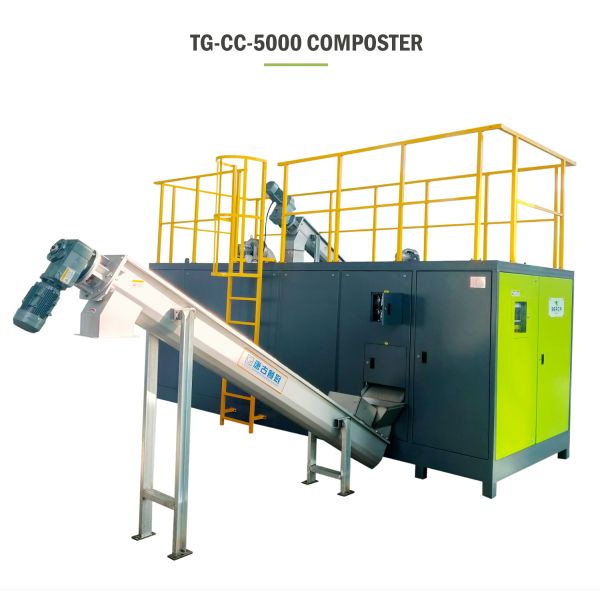 Odourless CE Compost Fertilizer Machine Garbage To Fertilizer Machine 5000kg/24hr