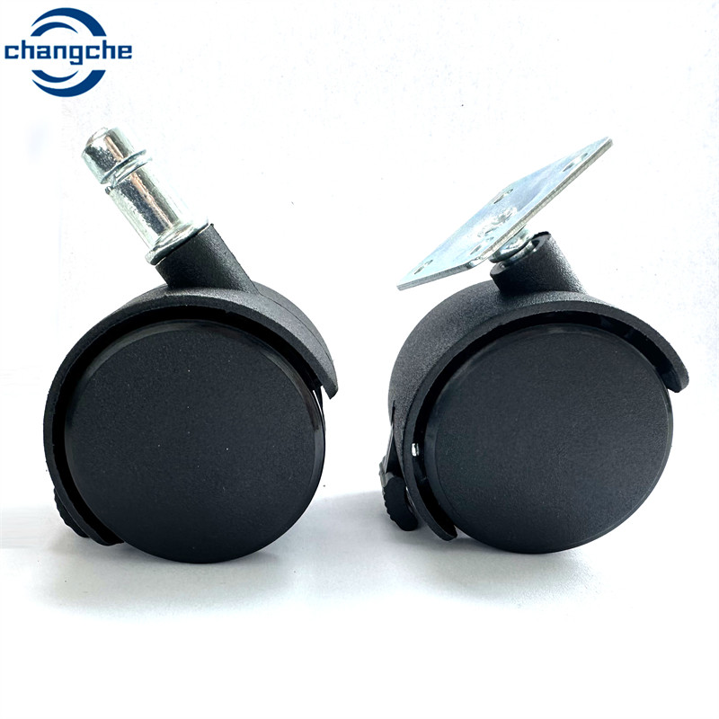 2 Inch Nylon&TPR Heavy Duty Caster Wheel Swivel Stem/Thread Casters With Lock