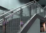 Flexible 316 Stainless Steel Decorative Wire Mesh Architectural For Stair