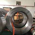 Round Seamless Stainless Steel Coil Tubing 304 / 304L / 316L Type Available