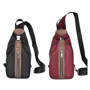 Wholesale Men Casual Waterproof Nylon Messenger Chest Bag from china suppliers