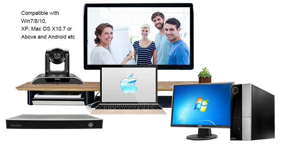 High Quality 20X Optical Zoom Full HD 1080P PTZ USB Video Conference Camera