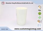 V Shaped Temperature Color Changing Cups , Large Thermochromic Coffee Mug