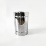 Length 300mm Straight 6 Inch Insulated Chimney Pipe , Wood Stove Double Wall