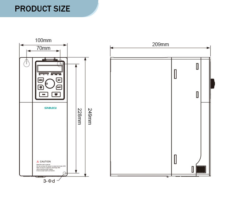Vector Three Phase Motor Inverter 380V 11KW 7.5KW 5.5KW