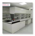 Top Quality & Standard Size 80 Kg Steel Chemistry Lab Workbench - Blue Surface