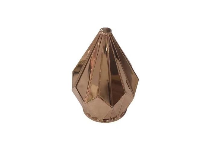 Simple And Elegant Zamak Perfume Caps Polished Or Deburring Perfume Bottle